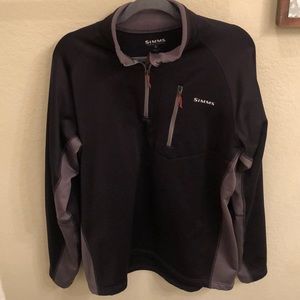 SIMMS GUIDE MID WEIGHT HALF ZIP